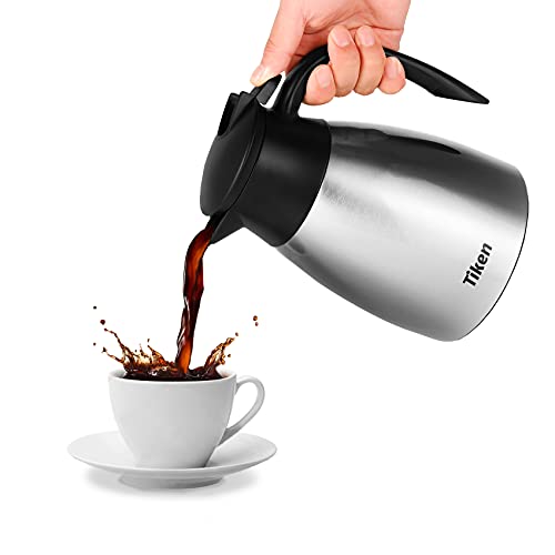 34 Oz Thermal Coffee Carafe (Silver / 34 Ounces)