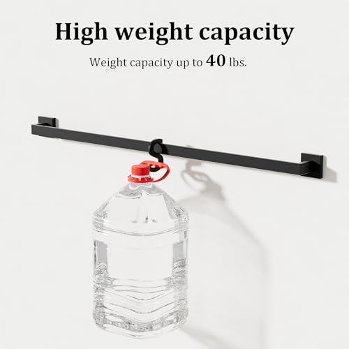 Towel Bar Towel Racks for Bathroom Wall Mount 32 Inch (Single 32 Inch / Matte Black)