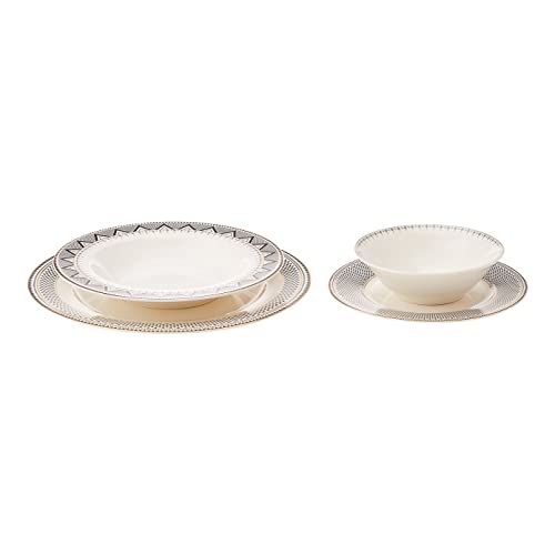 Globe 24 Piece Dinnerware Set for 6 People (Globe 6 Person)