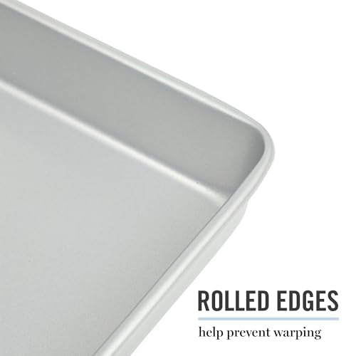 Gallen 9 Inch Square Nonstick Carbon Steel Cake Pan (Silver / 9" Cake Pan)