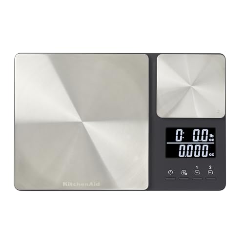 KQ909 Dual Platform Digital Kitchen and Food Scale (Black / Dual Platform)