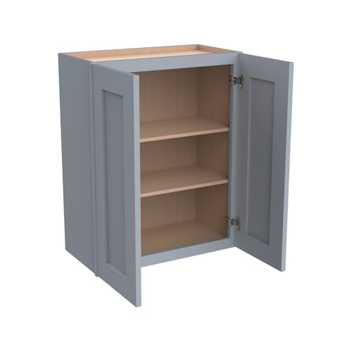 Wall Mounted Cabinet (Grey / 36" W x 12" D x 42" H)