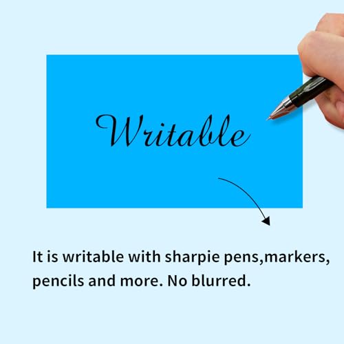 3"X5" Rectangle Colored Labels (Blue / 3*5 inch)