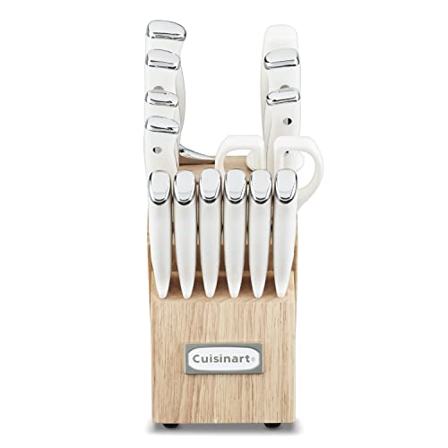 15 Piece Knife Set with Block (Cream)