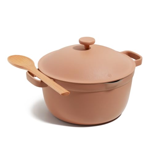 Perfect Pot 5.5 Qt Nonstick Ceramic Pot & Dutch Oven with Lid (5.5 Quarts / Spice)