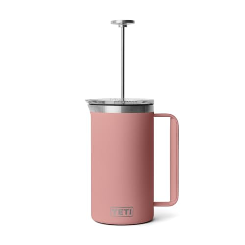 Rambler 34 oz. French Press Coffee Maker (34 Ounce / Sandstone Pink)