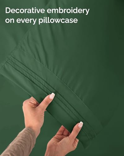 Twin Size 3 Piece Sheet Set (17 - Emerald Green / Twin)