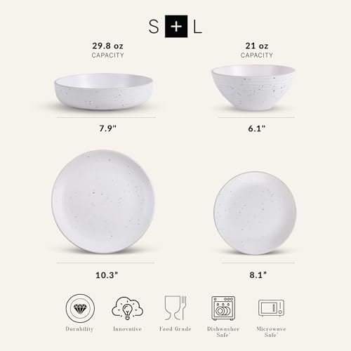 Lauren Stoneware (16-Piece Service for 4 / Off-White)