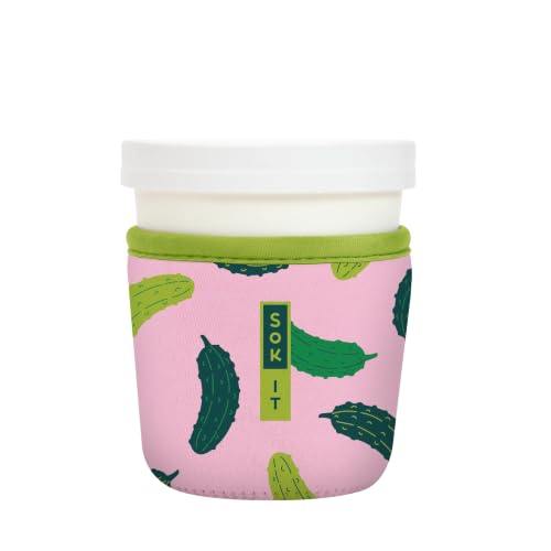 IceCreamSok Insulated Neoprene Cover (Pickle Me Pink / Fits Tapered Pints)