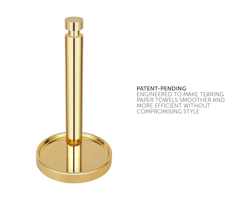 Paper Towel Holder Stand (Gold Polished)