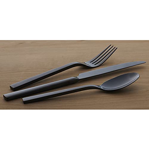 Chefs Table Midnight Matte 20 (20 Piece / 20-Piece Flatware Set, Midnight)