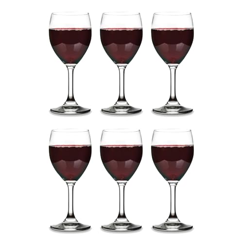 8.5 Ounce Small Wine Glasses Set of 6