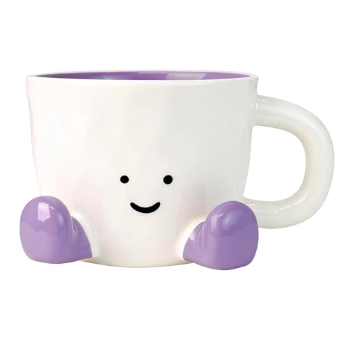 Cute Coffee Mug for Women (Purple)