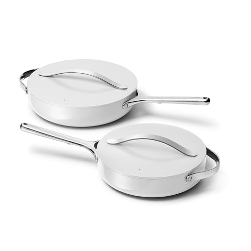 4 Piece Sauté Pan Duo with Lids (Gray)