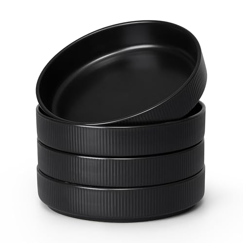 Pasta Bowls Set of 4 (Matte Black)