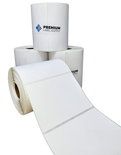 4" x 3" Direct Thermal Labels (4 Rolls - 2000 Labels)