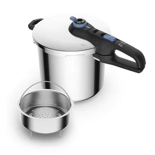 Secure Trendy Stainless Steel Pressure Cooker (Pressure Cooker / 8.5 Quarts)