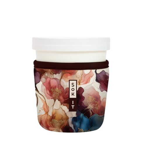 IceCreamSok Insulated Neoprene Cover (Watercolor Whisper / Fits Tapered Pints)