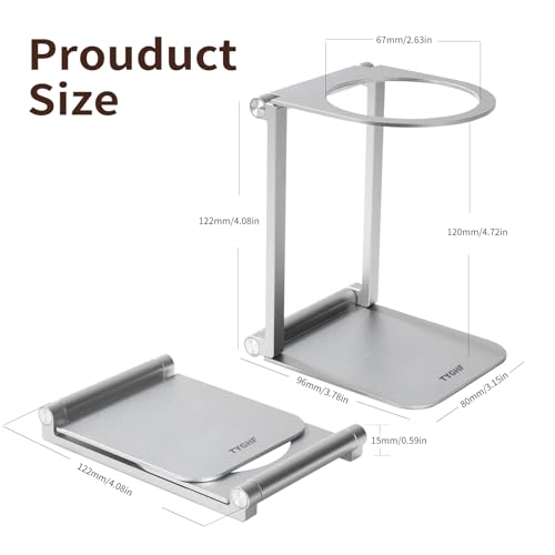 Pour Over Coffee Maker Stand (Sliver / Round)