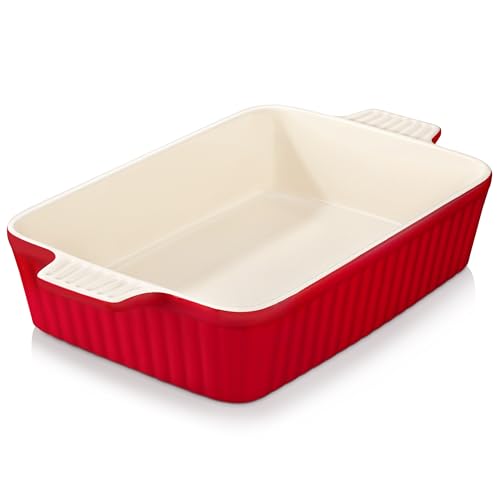 4.4 QT Ceramic Casserole Dishes for Oven