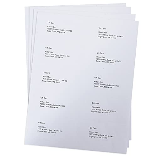 2x4 inch Shipping Labels (300 Count)