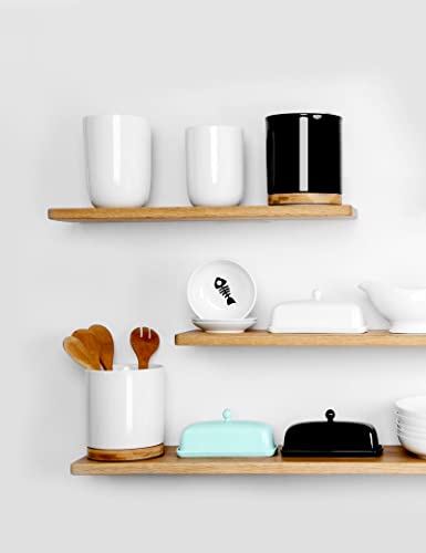 Ceramic Butter Dish with Lid for Countertop
