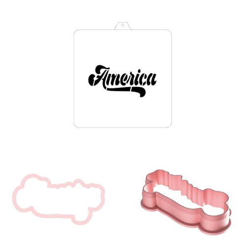Cookie Cutter and Stencil Bundle Royal Icing Cookies Stencils Paint Your Own Biscuit Bakery Starter Kits Royal Icing Fondant Cutters Birthday Wedding Holiday Cookies Painting Coloring Pages Comb (America)