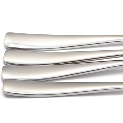 8 Piece Spoons Set (Silver / 8.1 Inch)