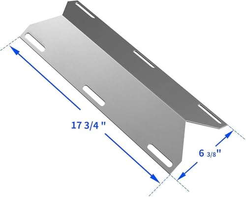17 3 4” Stainless Steel Heat Plate and 19.25" Cooking Grids for Jenn Air 720