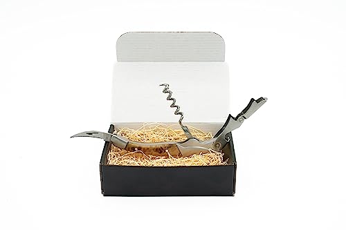 The Wine Chic Premium Professional Corkscrew Wine Opener with Elegant Wood Handle