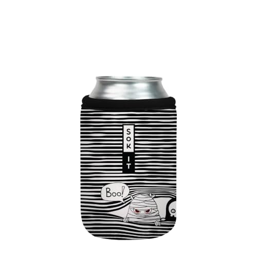 CanSok Sleeve for Beer & Soda Insulated Neoprene Cover (Peek-A-BOO / 12oz Can Sleeve)