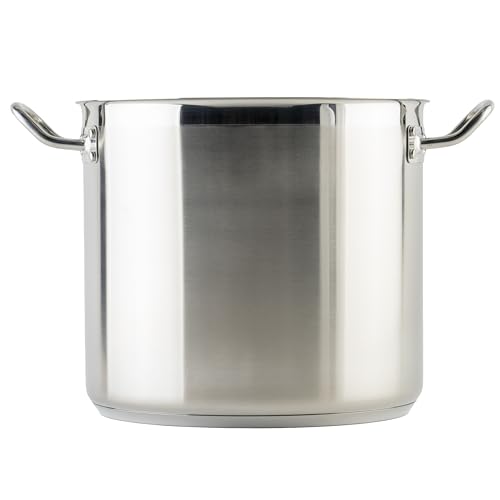 Winware Stainless Steel 16 Quart Stock Pot with Cover (16 Quarts / Pot With Cover)