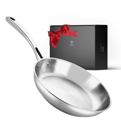 12 Inch 316 Stainless Steel Frying Pan with Heat (12 Inch)