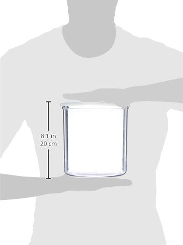 CCP27152 Clear 2.7 Qt Crock with Lid (3 quarts)