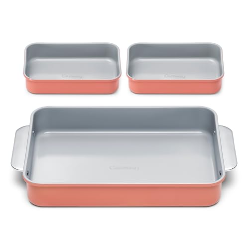 Non Stick Rectangle Baking Pan Set (Perracotta / Rectangle Pan Trio)