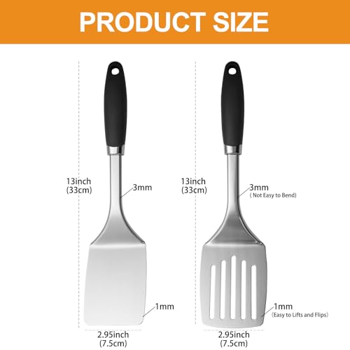 Stainless Steel Spatulas Set (B-Turner Spatula Set)