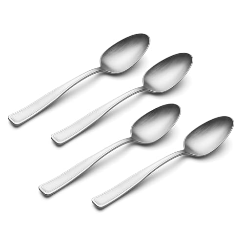 Reid Dinner Spoons Silverware Set for 4 (Satin / 4 Count / Dinner Spoons)