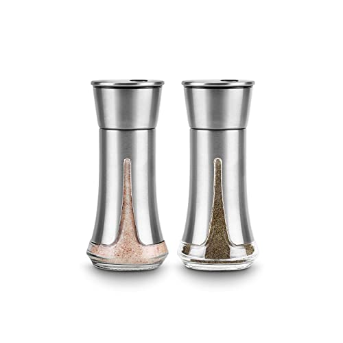 Salt and Pepper Shakers by Aelga (4 Ounce)