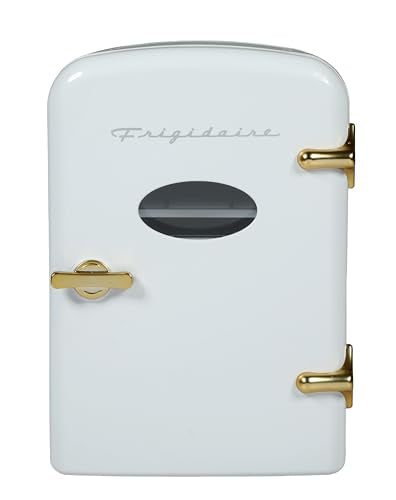 Retro Mini Personal Fridge Cooler (White Gold (Special Edition))