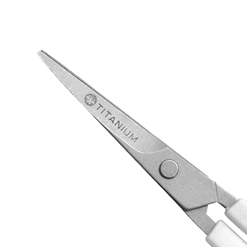 4" Embroidery Scissors with Straight Titanium (4 inches / 4" Straight)