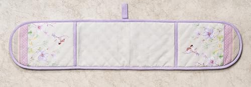 Double Oven Mitts 100% Cotton Double Oven Glove (092 - Magnolia Mornings / 7" x 35" (Double Oven Mitt))