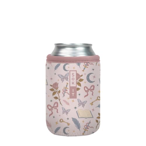 CanSok Sleeve for Beer & Soda Insulated Neoprene Cover (Blooms and Blades / 12oz Can Sleeve)
