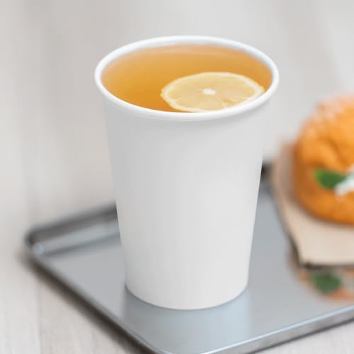 12 oz Paper Coffee Cup [1 (12 OZ / White)