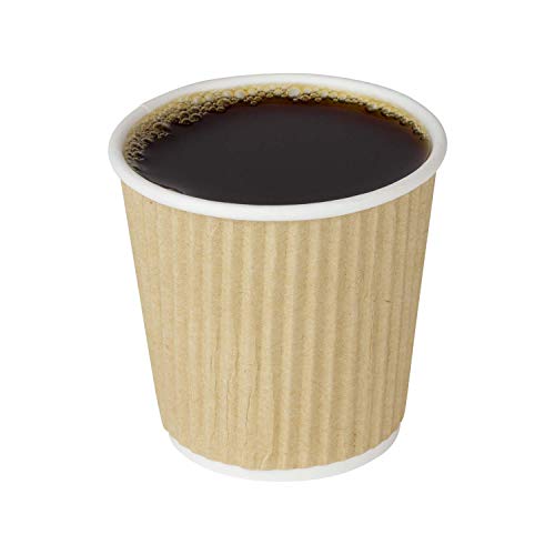Coffee Hot Cups 4oz [1 (4 OZ / Brown)