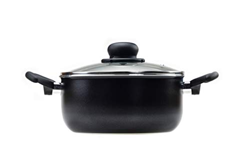 Italia Linea 30 Non Stick Dutch Oven with Glass Lid