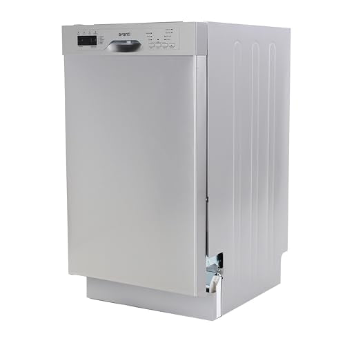 18 Inch Dishwasher Machine with LED Display (Stainless Steel / 18-Inch)