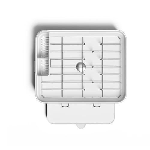 Steel Frame Dishrack (White / Compact (15'' X 15.5'' X 7.5''))