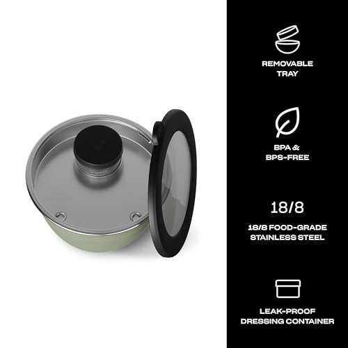 Stainless Steel Salad Bowl Kit 64oz