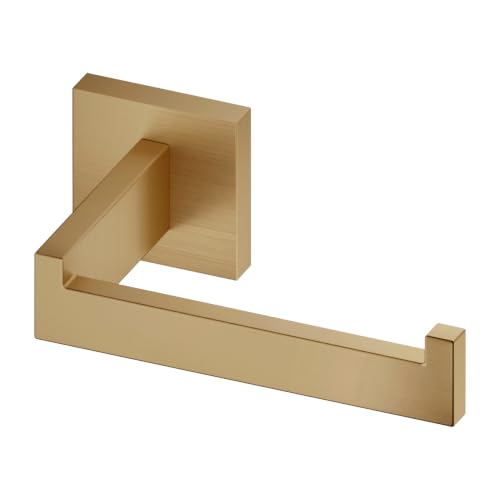 Toilet Paper Holders Wall Mounted Toilet Roll Holder for Bathrooms Hardware Washroom (Champagne Bronze / Without Shelf(1 Pack))
