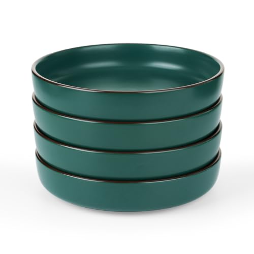 Mercury Pasta Bowls Set of 4 (Dark Green / 4 pcs)